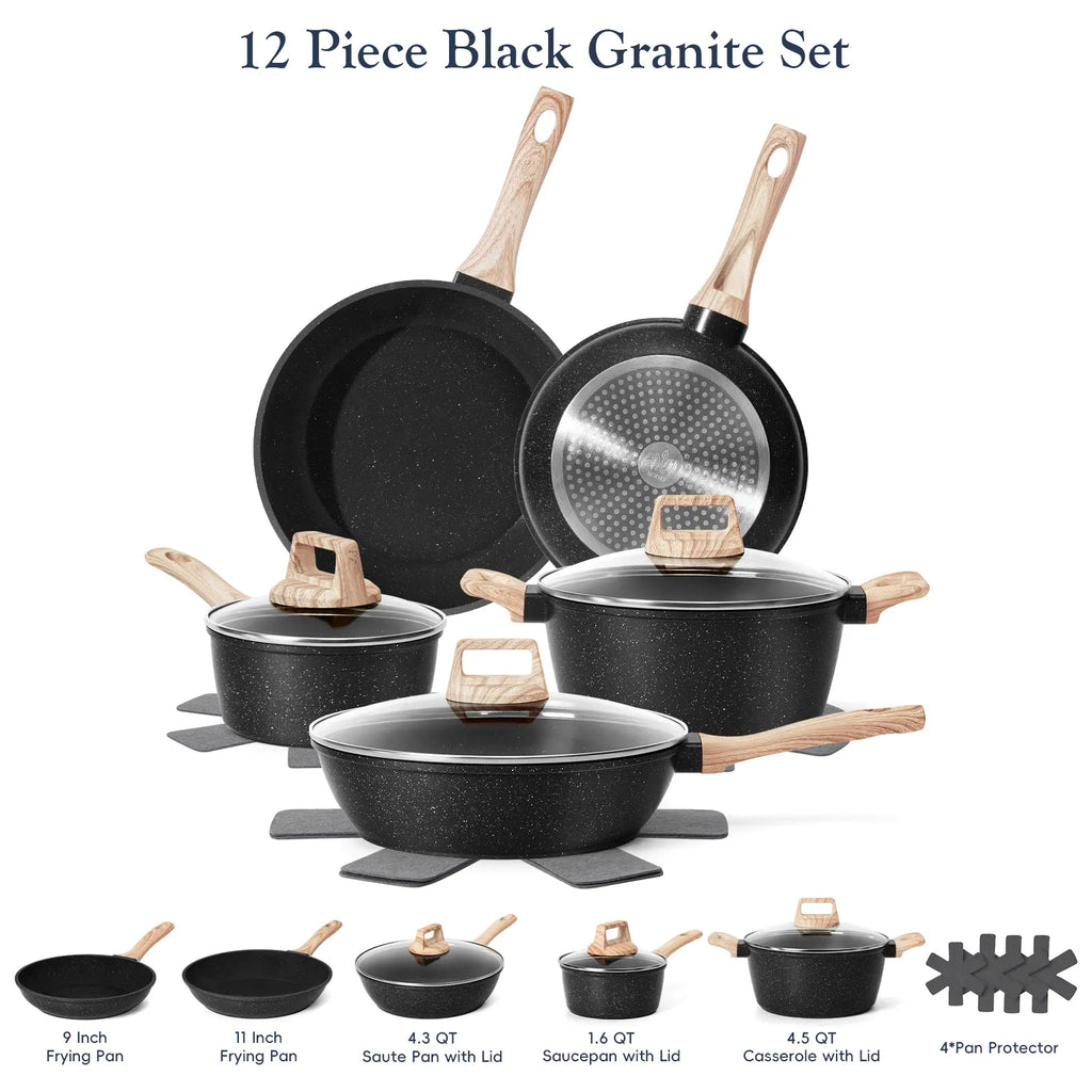 Granite Induction Cookware Set