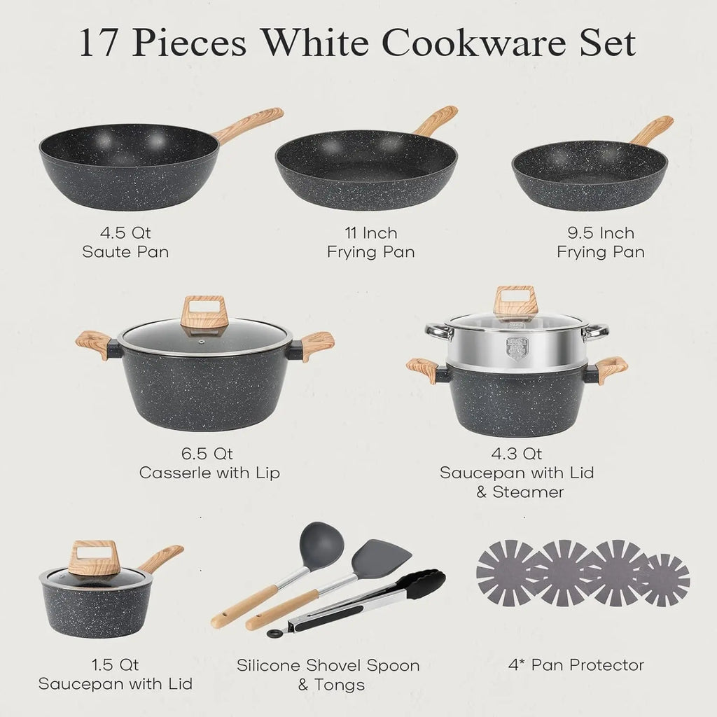 Granite Induction Cookware Set